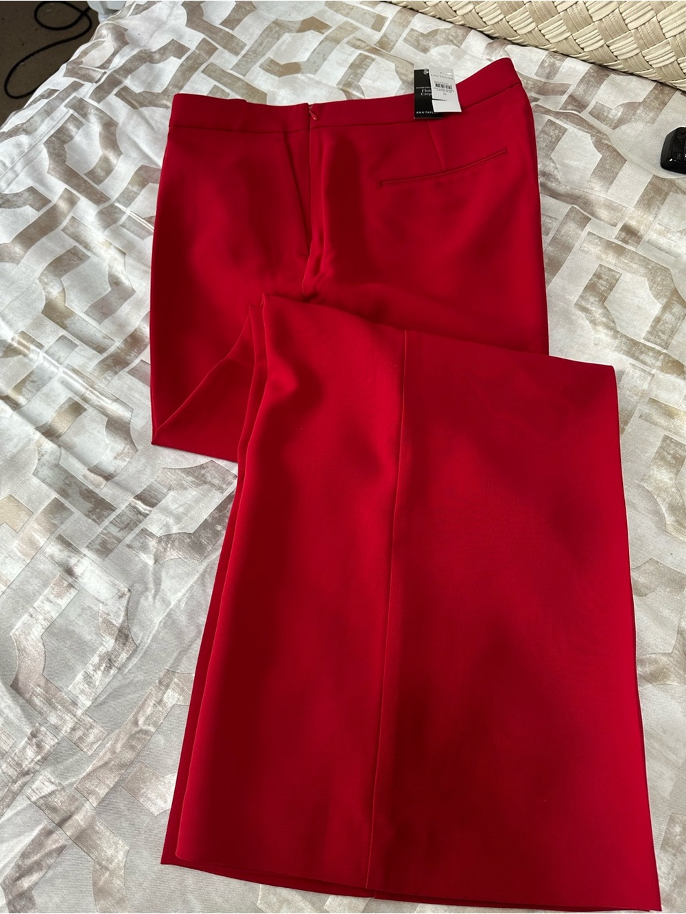 Womens Red Dress Pants - Ann Taylor